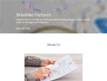 Tablet Screenshot of briarlakepartners.com